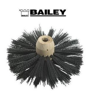 Baileys Universal Woodstock Brush 6in Fits Drain Rods