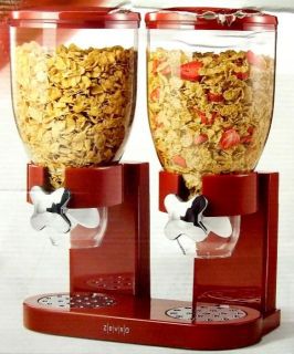 Zevro GAT203 Indispensable Double Canister Dry Food Dispensers