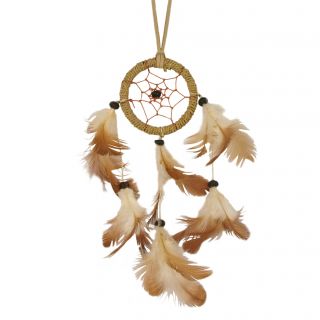 Large Dreamcatcher Necklace Boho Festival Tribal Aztec Navajo Feather