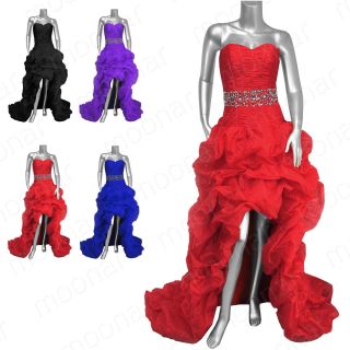  Party Evening Formal Gowns Prom Ball Long Strapless Dresses