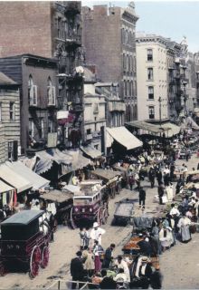 1900s Jewish Pushcart Market Lower East Side NYC NEW Post Card OY VEYs