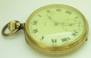 Antique Gold Filled Pocket Watch Running ND Keeping Good Time Swiss