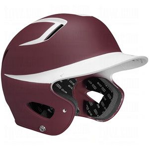 easton natural grip 2 tone bat helmet maroon white baseball softball