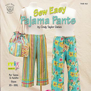 Pajama Pants Easy Sewing MIY XS XXXL New Pattern Book