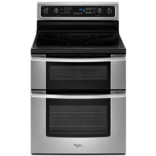 whirlpool gge388lxs freestanding double oven electric range gge388lxs