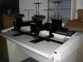  Melco Double Head Embroidery Machine