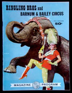 Vintage 1964 Ringling Brothers Barnum Bailey Circus Program Coca Cola