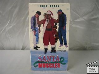 Santa with Muscles VHS Hulk Hogan Ed Begley Jr 032621022932