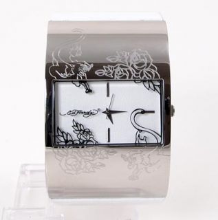 New Authentic Ed Hardy Icon Bracelet Watch w/Gift Box, Lady,IC WT MSRP