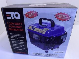 Eastern Tools Equipment TG1200 1200 Watt Portable Gas Generator