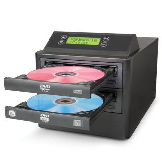 ONE STEP CD + DVD DUPLICATOR Copier Copy Large Files Seamlessly High