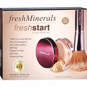 fresh minerals make up starter gift set 1 kit for your natural skin