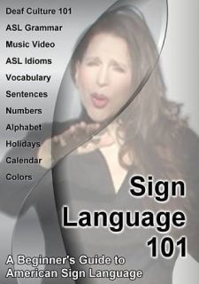 Sign Language 101 A Beginners Guide to American Sign Language New DVD