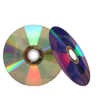 600 Pcs 16x Blank Shiny Silver Top DVD R DVDR Disc