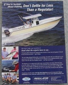 2001 Regulator 32 Center Console Boat Ad Edenton Lou Codega