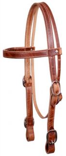 MEDIUM OIL Leather Western Draft Horse Size Headstall! MADE IN THE USA