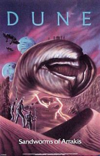  Original Dune Movie Poster Sandworms Mint Rolled