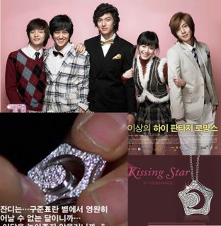 Korean TV Drama Boys Before Over Flowers Star Necklace