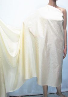 Habutai Silk Lining Dress Fabric Material by Yard Ivory