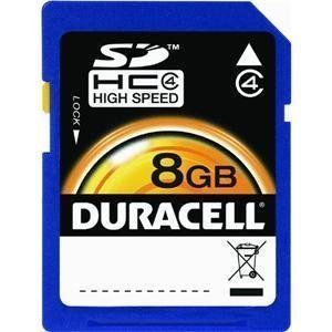 Duracell By Dane Elec 8GB SDHC Memory Card New Sealed 