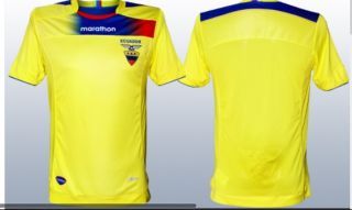 Ecuador National Team Soccer Jersey 2011 T Shirt Authentic