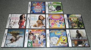Mixed Lot of 10 Nintendo DS Video Games