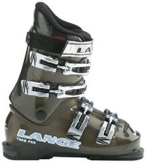 Lange Team Pro Black Transparent Jr Ski Boot Size 24 5