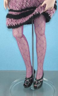 Hand Made Knitted 3 Pc. Ensemble for Ellowyne Wilde Doll w/Hand Made
