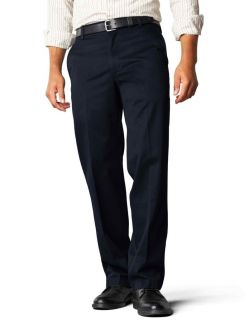 EUC Kirkland Premium Mens Dress Casual Khaki Pants No Iron 32x32 Navy
