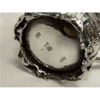 victorian silver two handled christening mug embellished with a