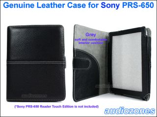  Leather Case Cover for Sony PRS 650 eReader Touch Edition eBook Reader