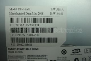 Philips / Lite On DH 16A6L Lightscribe DVD Multi  Recorder SATA (C84)
