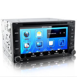 inch HD Car Stereo DVD Player Android OS GPS 3G DVB T WiFi 2 DIN