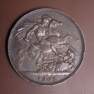 Great Britain Silver Crown 1902 Edward VII R
