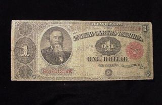 Series of 1891 Large Size $1 US Treasury Note VERY GOOD Fr#352
