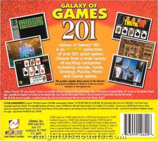  of Games 201 Arcade Card Puzzle Word eGames New 743999126206