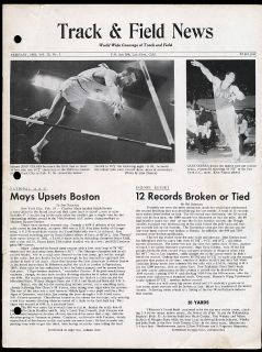 1962 Track Field News John Uelses Gary Gubner National aau 12 Records