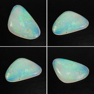 10cts RGB Fire Blue Solid Opal Natural Loose Gemstone