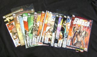Doc Savage 1 17 Complete Set First Wave Special 1 VF NM 2011 DC Comics