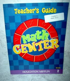 Houghton Mifflin 4th Grade 4 Mathematics Math Center Teachers Guide