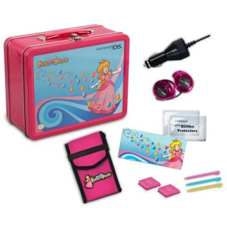 Nintendo DS Accessory Tin Kit Princess Peach Lunch Box