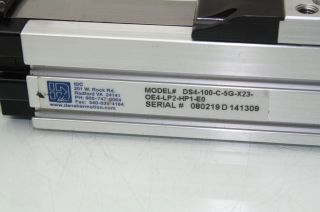 IDC Ball Screw Actuator DS4 100 C 5g x23 100L Guide Rail Parker Daedal