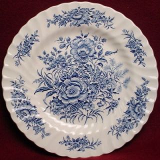 British Anchor China Beacon Hill Blue Salad Plate