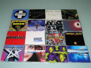 Lot of 16 Trance Electro Euro Dance Disco CD Singles