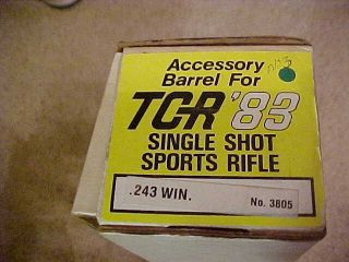 Thompson Center TCR 83 Sports Rifle Barrel 243 Blue 23 3805