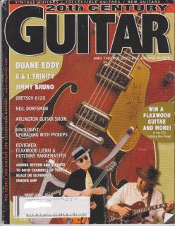  Guitar Magazine January 2008 Duane Eddy G L Trinity Jimmy Bruno