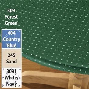  Round 40 to 44 45 to 56 Vinyl Fitted Table Cover Elasticized