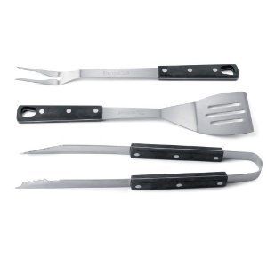 Ducane 3 Piece Stainless Steel BBQ Grilling Tool Set