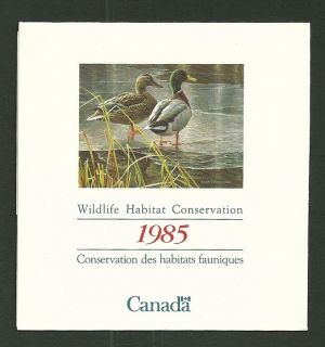 15 Duck Stamp Booklets 1985 1999 Canada FWH1 15 MNH Stamp Pane Hunting