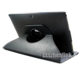  PU Leather Cover Case for Asus Eee Pad Transformer TF101 Black